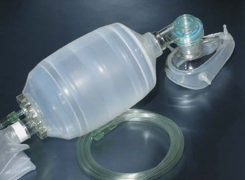 Adult manual resuscitator / with PEEP valve / reusable / silicone 4500 BLS Systems Limited