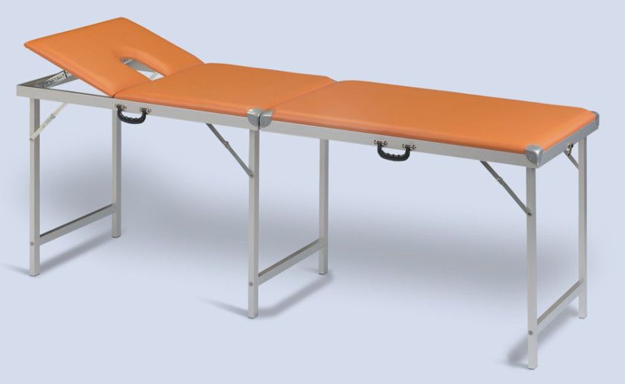 Manual massage table / folding / portable / 2 sections KOBAFLEX KF/C AGA Sanitätsartikel GmbH