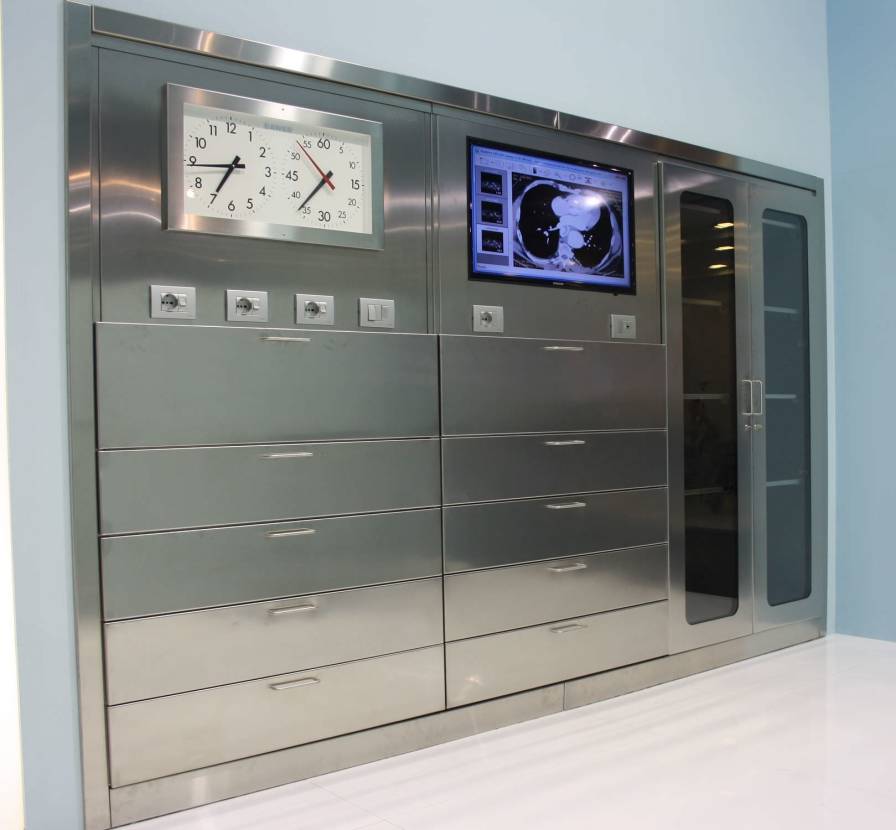 Storage cabinet / operating room / stainless steel 8204000 series Bawer S.p.A.