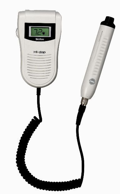Fetal doppler / vascular / pocket / with heart rate monitor 50 - 240 bpm | BT-200V BISTOS