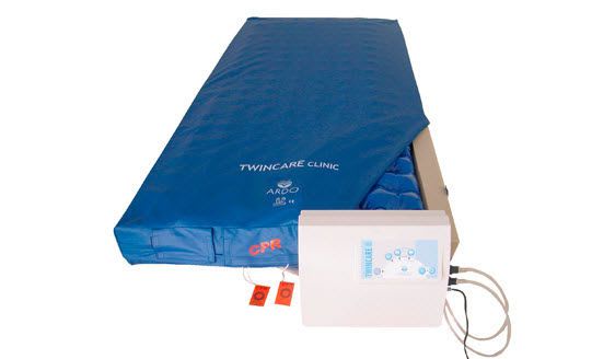 Hospital bed mattress / anti-decubitus / dynamic air / honeycomb ARDO Twincare clinic Ardo