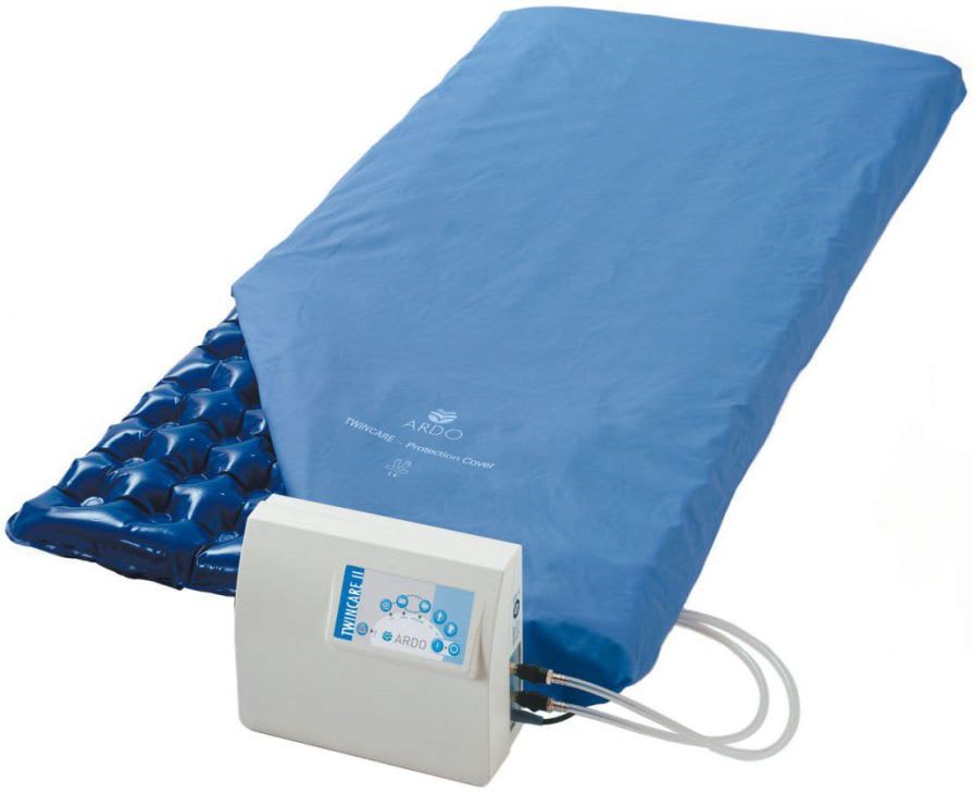 Hospital bed mattress / alternating pressure / honeycomb ARDO Twincare II junior Ardo