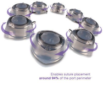 Single-lumen implantable port / silicone PowerPort® VUE BARD Access Systems