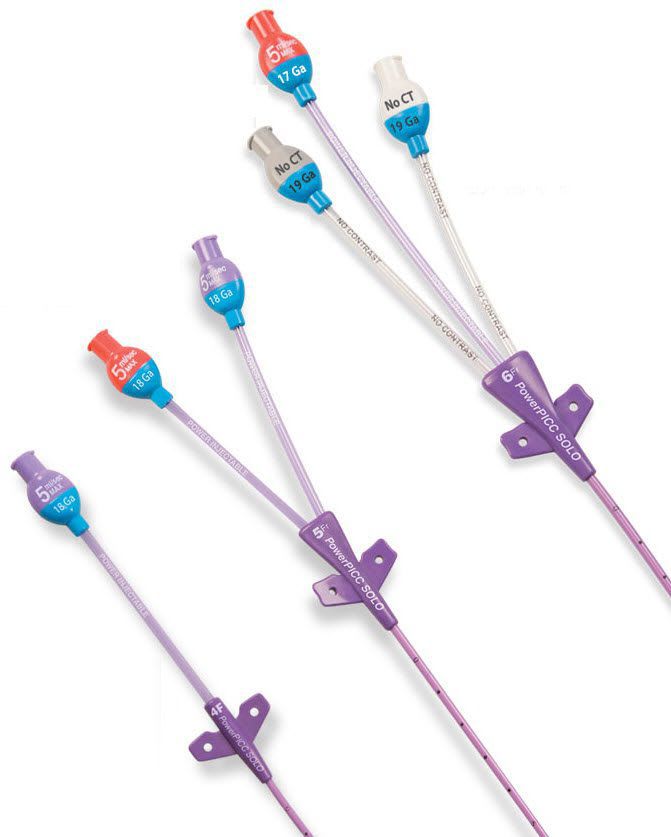 Pressure monitoring catheter / central / IV / peripherally inserted PowerPICC SOLO®² BARD Access Systems