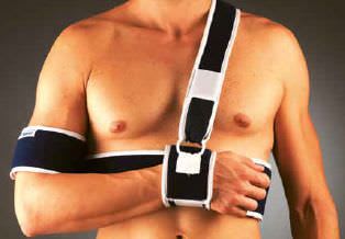 Shoulder splint (orthopedic immobilization) / with attachment strap LABD / SOBER ALTEOR