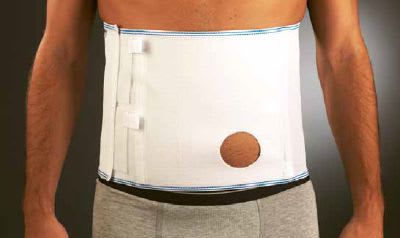 Lumbar support belt / with colostomy pouch opening 207040BL / ORMIHL ALTEOR
