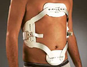 Posture corrective orthosis (orthopedic immobilization) / vertebral hyperextention / with 3-point base system FAG34 / FAG, FAG39 / FAG ALTEOR