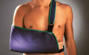 Arm sling with waist support straps / human SBE / FAG ALTEOR