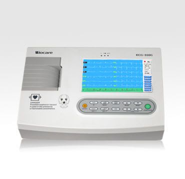 Digital veterinary electrocardiograph / 12-channel ECG-300G Vet Biocare