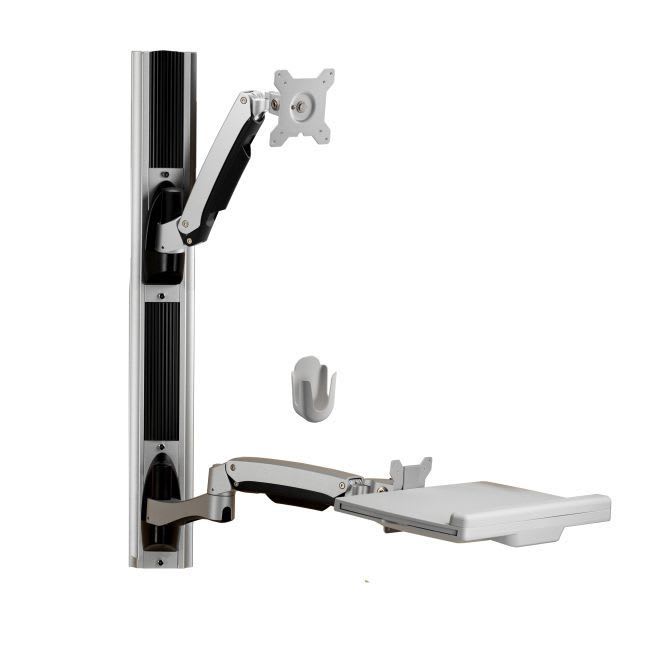 Medical monitor support arm / wall-mounted / with keyboard arm WM-13 Better Enterprise