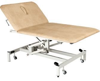 Physical therapy examination table / bariatric / electrical / on casters Benmor Medical