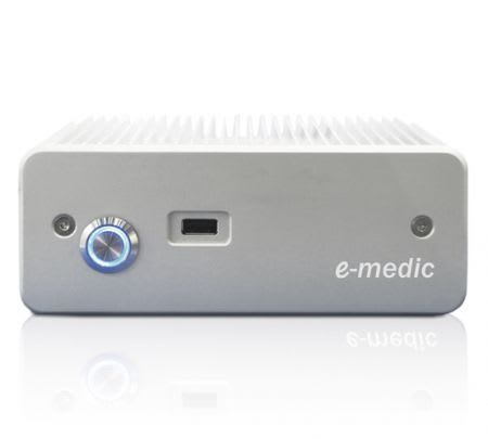 Fanless medical box PC Intel® Celeron® 847, 1.1 Ghz | e-medic™ Silence XT-M Celeron Baaske Medical
