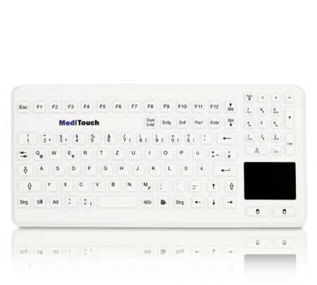 Disinfectable medical keyboard / wireless / washable / with touchpad 2006723 Baaske Medical