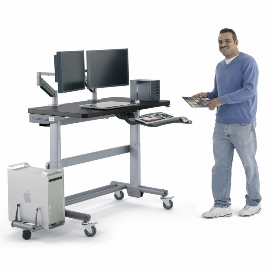Medical computer workstation Elevate Single Surface Anthro Corporation