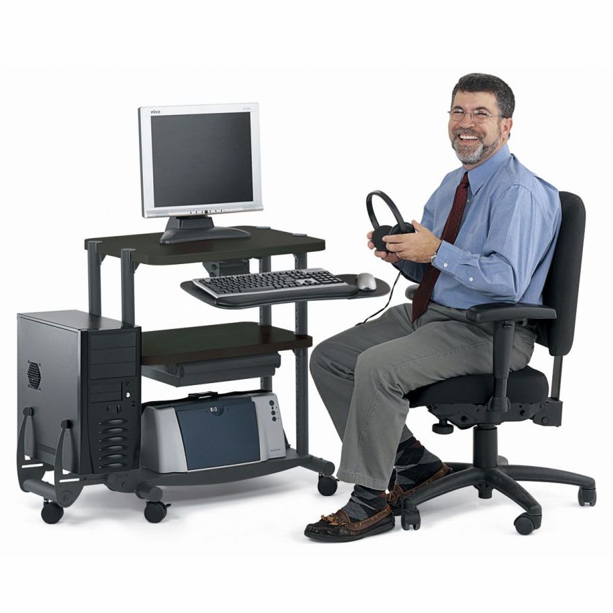 Medical computer cart UltraCompact Anthro Corporation