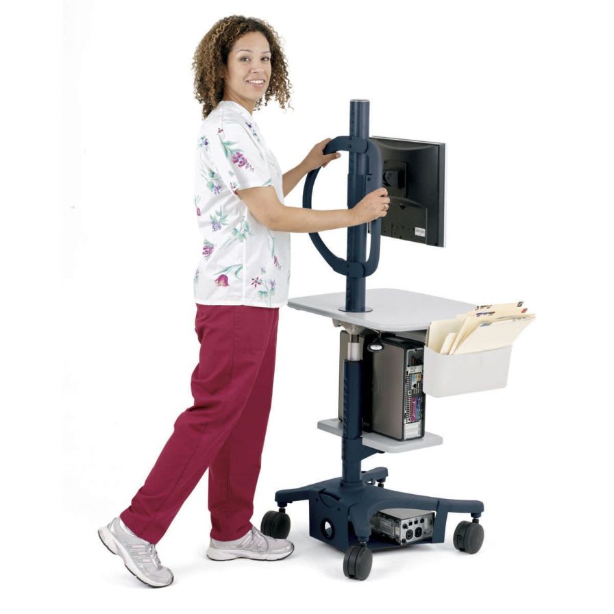 Height-adjustable computer cart / medical Zido 22W Anthro Corporation