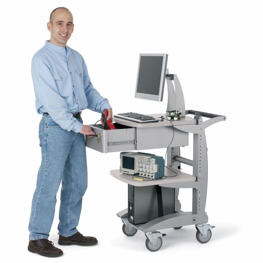 Medical computer cart Trolley Anthro Corporation