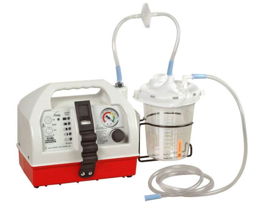 Electric surgical suction pump / handheld OptiVac® Allied Healthcare Products