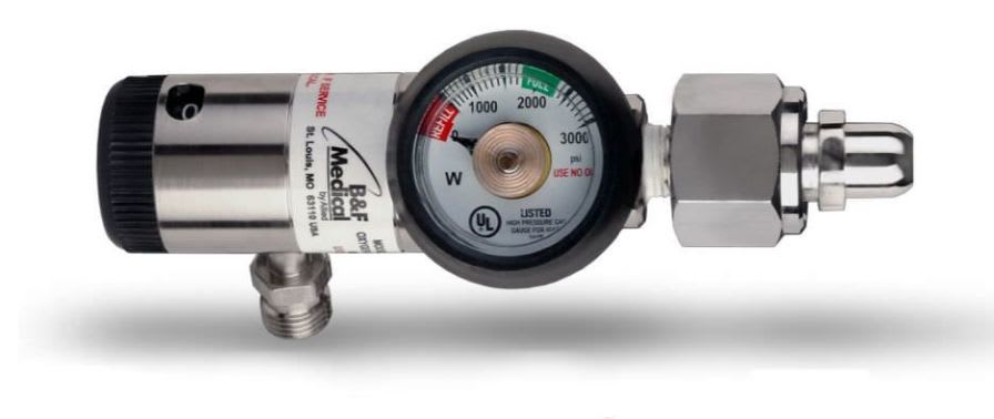 Oxygen pressure regulator / adjustable-flow 23002 Allied Healthcare Products