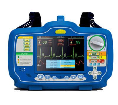 Semi-automatic external defibrillator / with monitor DM7000 Beijing M&B Electronic Instruments
