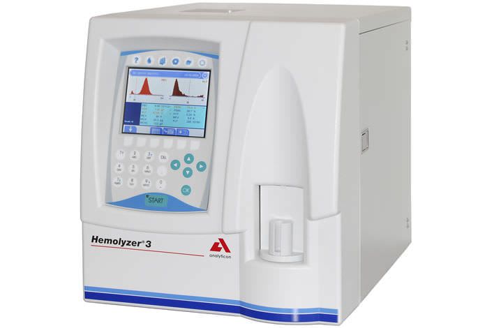 Automatic hematology analyzer / 20-parameter / compact Hemolyzer 3 Analyticon Biotechnologies AG