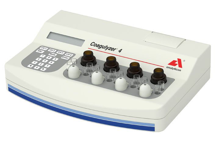 Semi-automatic coagulation analyzer / 4-channel Coagulyzer 4 Analyticon Biotechnologies AG