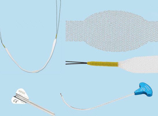 Urinary incontinence mesh reconstruction mesh / for man Surgimesh®M ASPIDE MEDICAL
