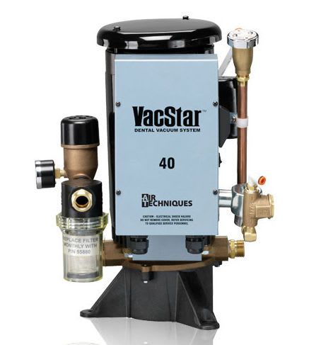 Aspirating vacuum pump / dental / 3-workstation VacStar 40 Air Techniques