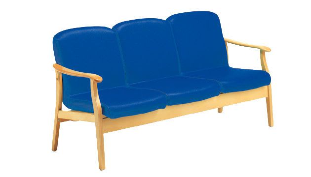 Beam chair / for waiting room / 3 seater RELAX AHF - ATELIERS DU HAUT FOREZ