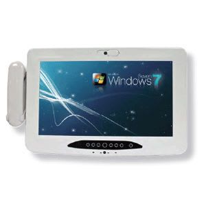 Fanless patient infotainment terminal / waterproof / with barcode scanner / with card reader 18.5", 1.86 GHz | M1858 ARBOR