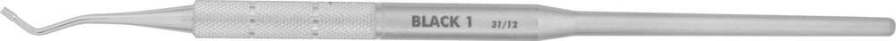 Dental plugger Black 1 A. Titan Instruments