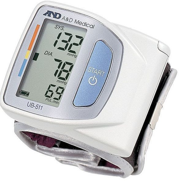 Automatic blood pressure monitor / electronic / wrist UB-511 A&D Company, Limited