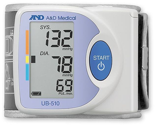 Automatic blood pressure monitor / electronic / wrist UB-510 A&D Company, Limited