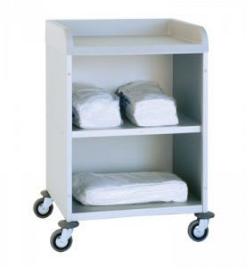 Clean linen trolley / 2-shelf 3950 CR Alvi