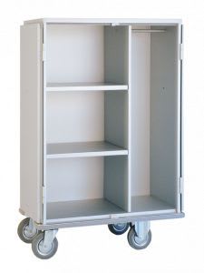 Clean linen trolley / with shelf / 2-door 1580 CR Alvi