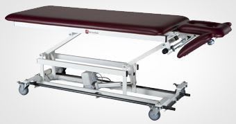 Electrical massage table / on casters / height-adjustable / 2 sections AM-BA 250 Armedica
