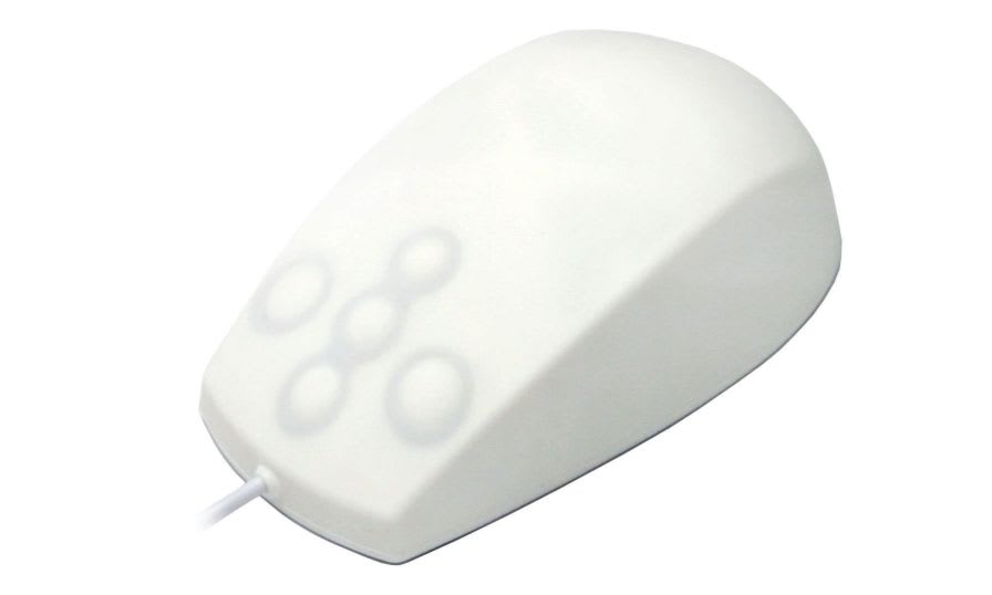 Washable medical mouse / disinfectable IP68 Active Key