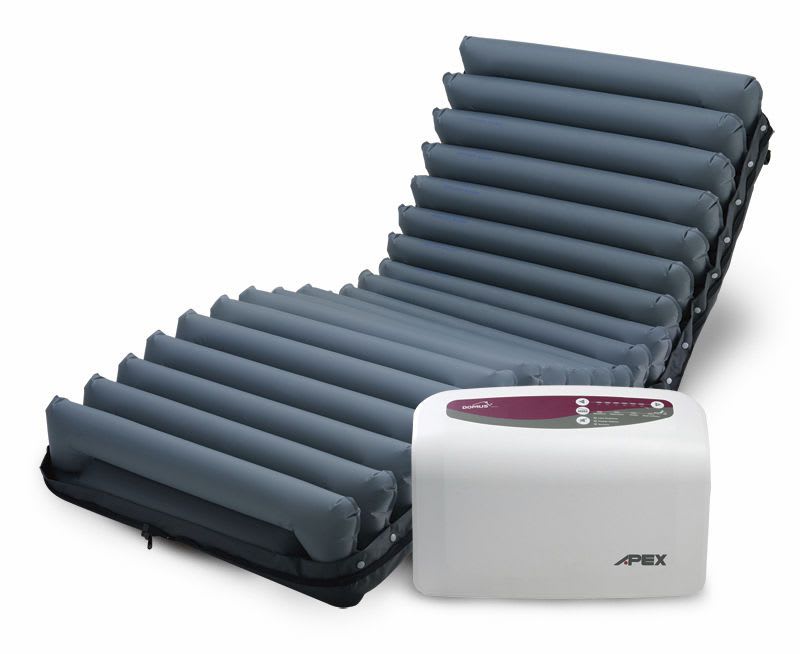 Anti-decubitus overlay mattress / for hospital beds / dynamic air / tube DOMUS Auto Apex Medical