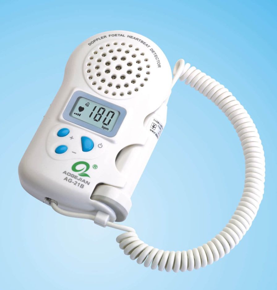 Fetal doppler / pocket / with heart rate monitor 2.5 MHz | AG-21B Aogejian