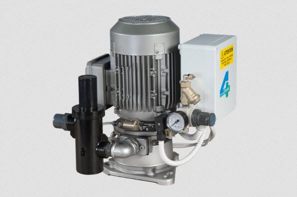 Aspirating vacuum pump / dental / 2-workstation P002/S 4TEK SRL
