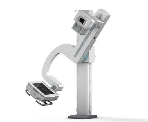 Radiography system (X-ray radiology) / digital / for multipurpose radiography / with swiveling tube-stand Angell technology