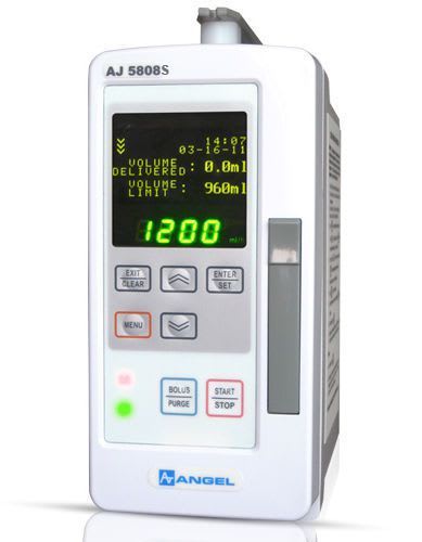 Volumetric infusion pump / 1 channel 0.1 - 1200 mL/h | AJ 5808-S Angel Canada Enterprises