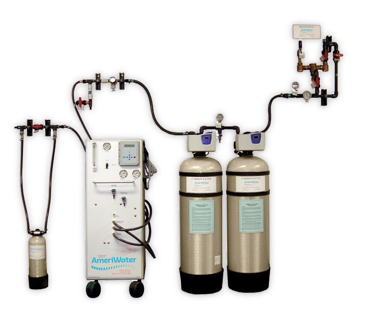 Reverse osmosis water treatment plant / hemodialysis 6812 ml/min AmeriWater