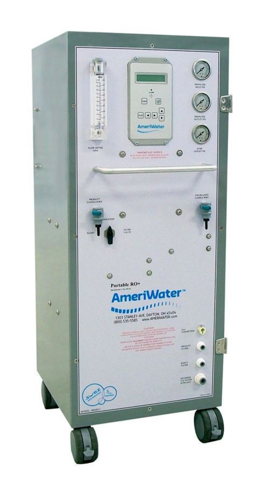 Mobile hemodialysis water treatment system (reverse osmosis) 3100 ml/min | MRO1 AmeriWater