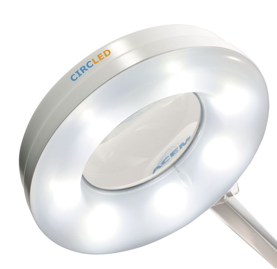 LED examination lamp / magnifying CIRCLED® ACEM Medical Company