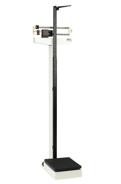 Mechanical patient weighing scale / column type / counterbalanced / with height rod 160 kg | MDW-160M Adam Equipment Co