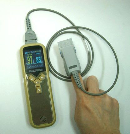 Handheld pulse oximeter / fingertip Oxy H Acare
