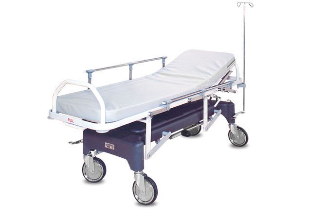 Transport stretcher trolley / mechanical / 2-section HMF-1080 A.A.MEDICAL