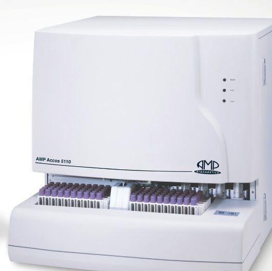 Automatic hematology analyzer / leukocyte distribution AMP Accos 5110 AMEDA Labordiagnostik