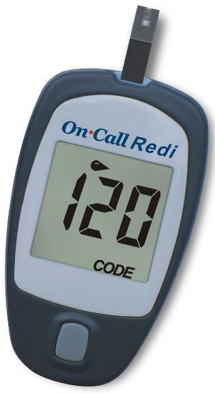 Blood glucose meter 20 - 600 mg/dL | On Call® Redi Acon Diabetes Care International